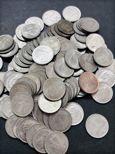 文馨钱币收藏 2026新年第二场（第 288 场）【长期接代拍品】 - 好品泰国 泰铢 100 枚没有挑，不少原光品，有没有错版龙船头不知道