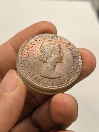 博洋堂世界钱币拍卖第156期（全场包邮） - 英国1964年伊丽莎白女王1便士铜币错版币 罕见