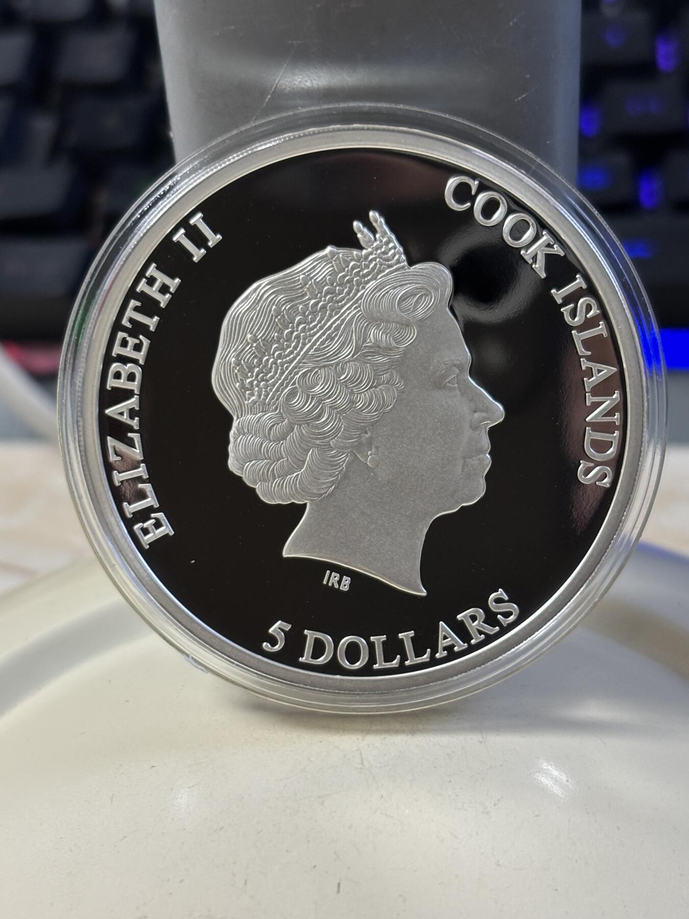 第187期拍卖 库克2023年城市之光系列澳洲悉尼1盎司纪念银币，999银，发行2023枚