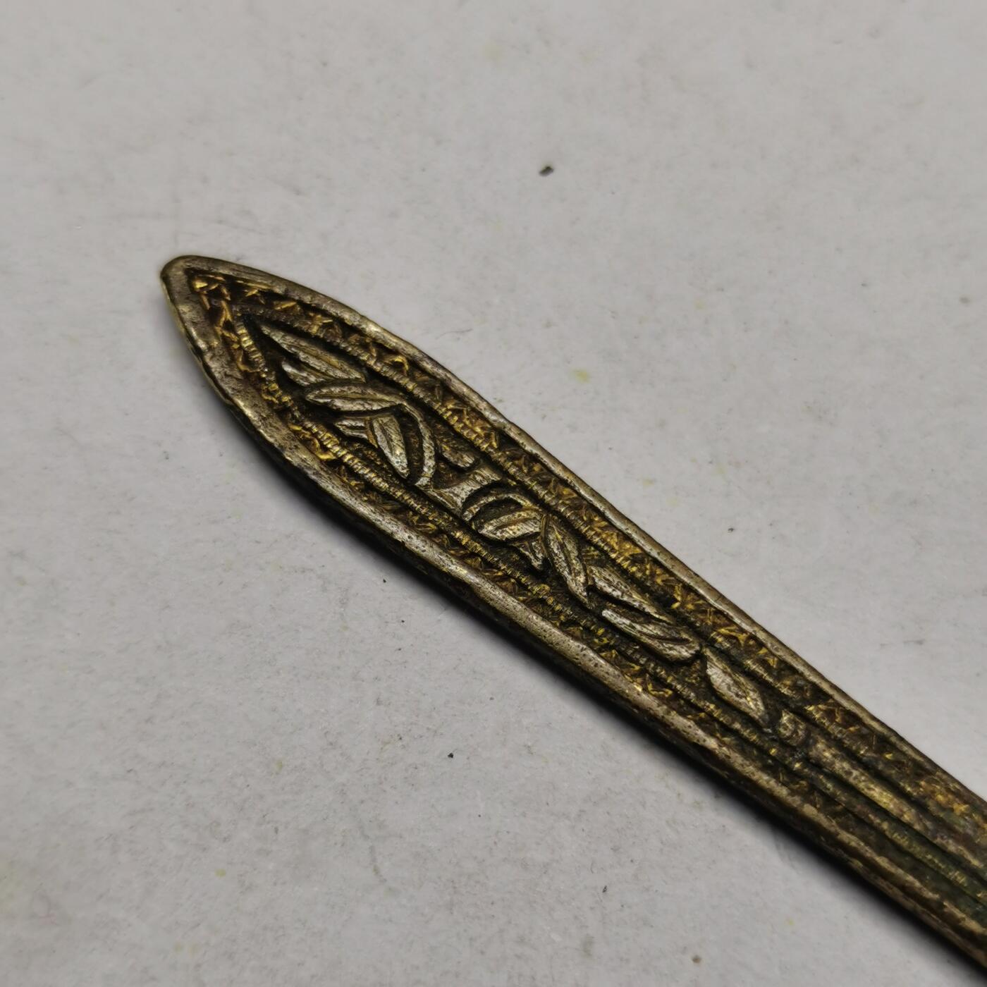 杂件专场93期 清代鎏金发簪