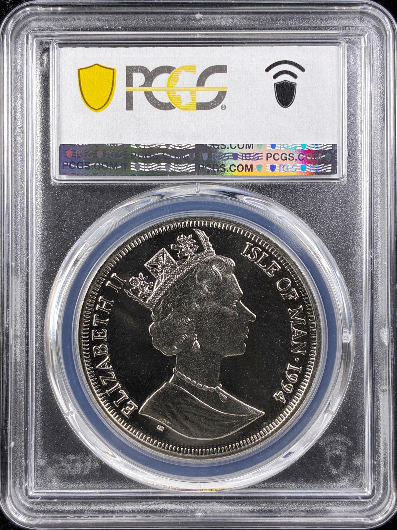 【雨安】【直播拍卖】【第0123期-评级币章】2026-01-10 周六 19:30 [评级现代] Isle of Man 马恩岛 1克朗 1994年 D-Day蒙哥马利将军  PCGS-MS67