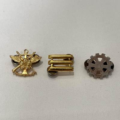 韵星假日拍卖第三十五期 -- Rimey Holidays Auction 34 - 【国军兵科领章】运输、空军上尉、政战领章各一枚