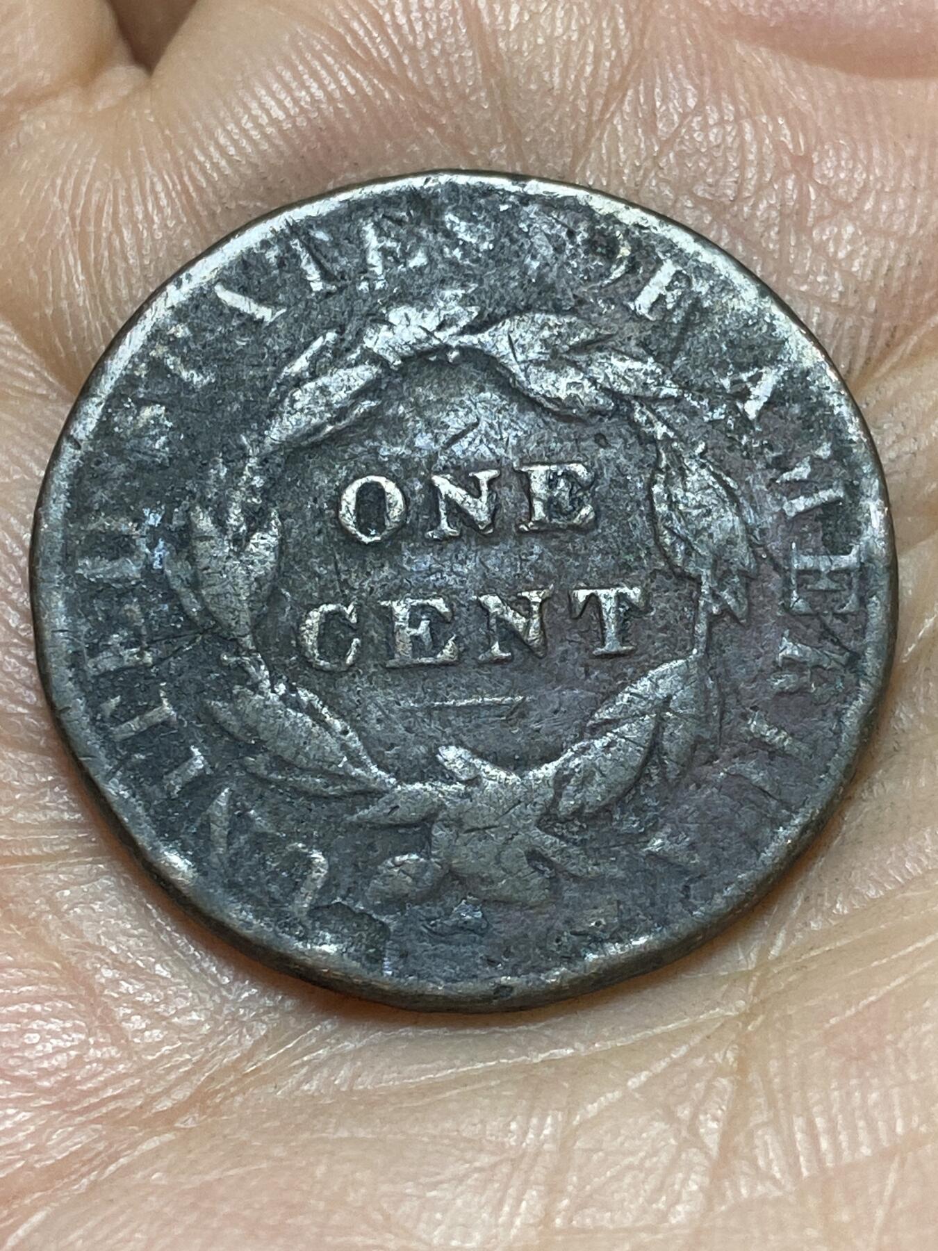 2026年第四场(总第一百七十三场）外国好品散币场(免佣金) 少见早期版本–美国🇺🇸1823年1分(自由女神头像大尺寸版)