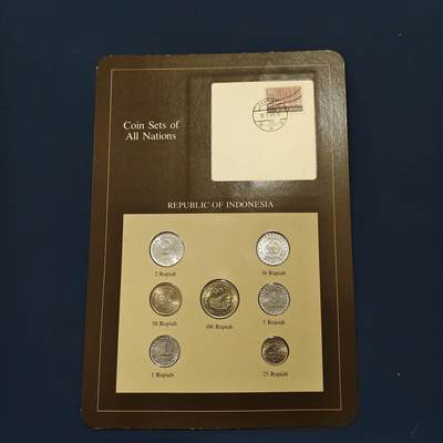 【全场包邮】纯粹捡漏拍492场【封装套币专场】-注意佣金 - 【富兰克林·世界各国硬币系列邮币卡】印度尼西亚共和国