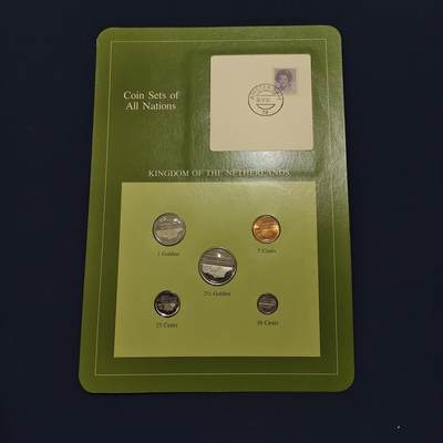【全场包邮】纯粹捡漏拍492场【封装套币专场】-注意佣金 - 【富兰克林·世界各国硬币系列邮币卡】荷兰王国