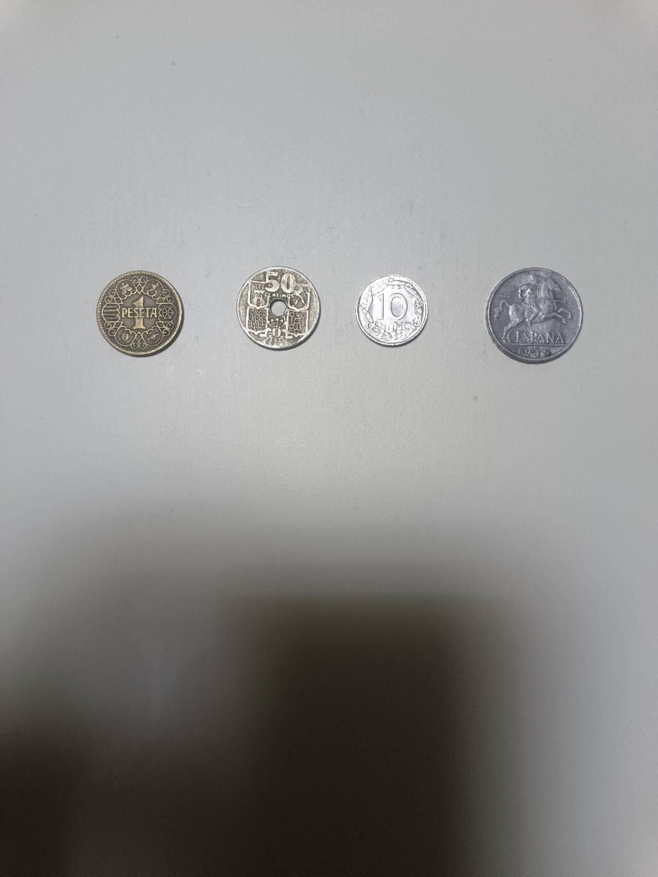 【20260108】非全新纸币和硬币第322场 西班牙早期4枚硬币