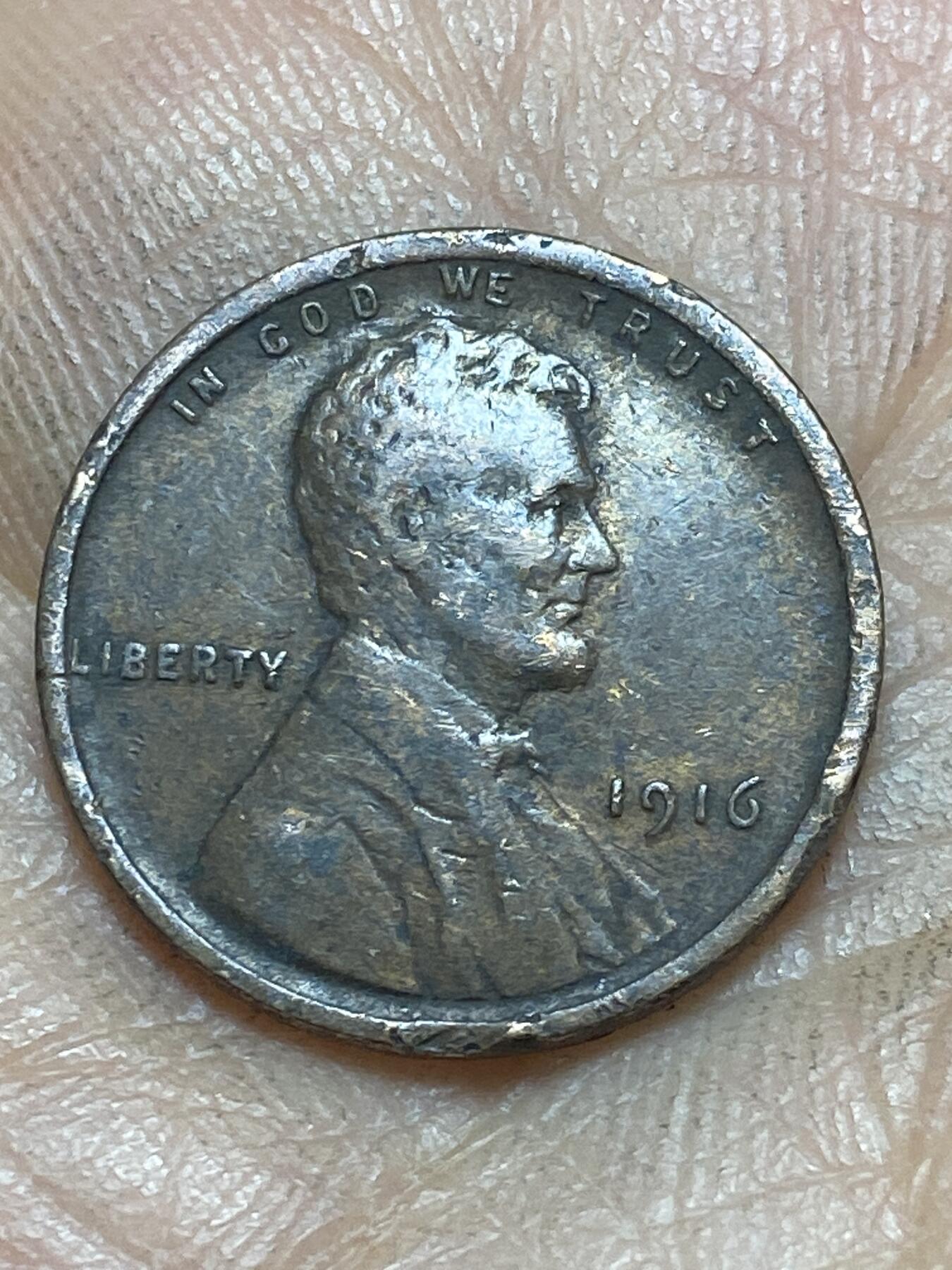 2026年第四场(总第一百七十三场）外国好品散币场(免佣金) 早期年份–美国🇺🇸1916年1分(林肯1分第一版，无标版)