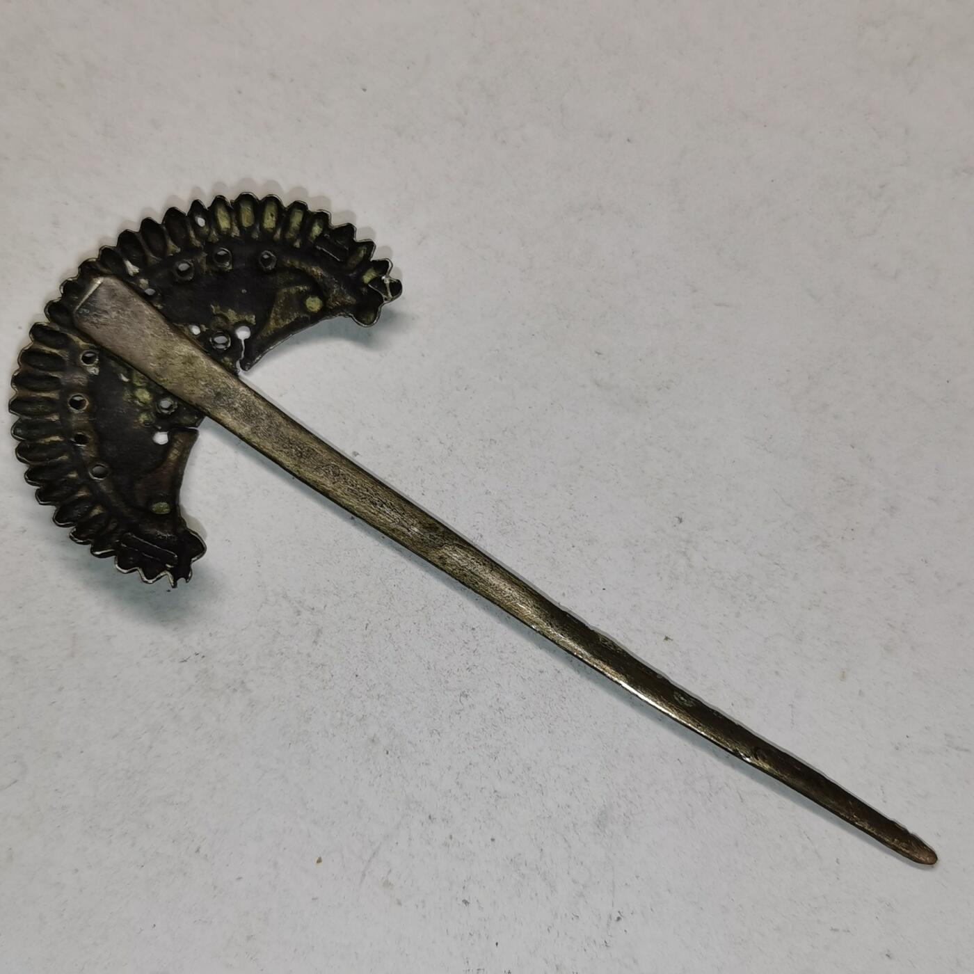 杂件专场93期 清代老银发簪