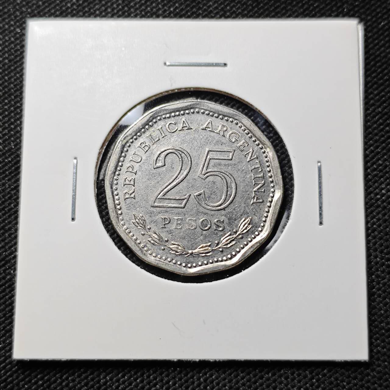 KK钱币收藏小铺  第386期  2月预留时间 周末发货  阿根廷25比索 不多见