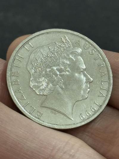 文馨钱币收藏 2026新年第二场（第 288 场）【长期接代拍品】 - 原光好品  1999 年澳大利亚 20 分