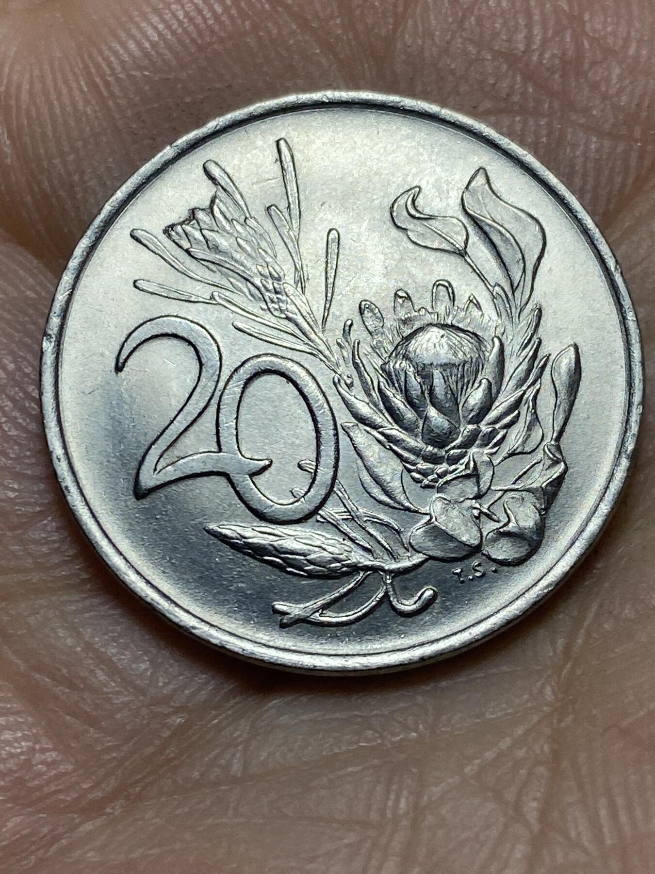 2026年第四场(总第一百七十三场）外国好品散币场(免佣金) 好品–南非🇿🇦1971年20分(独立后第七套)