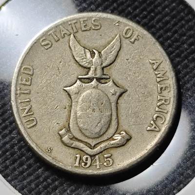 KK钱币收藏小铺  第386期  2月预留时间 周末发货 -  美属菲律宾5分镍币