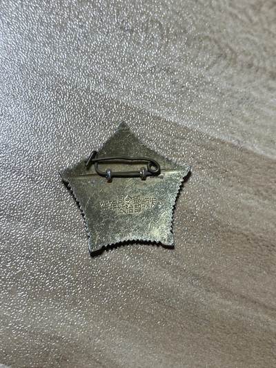 杂七杂八老徽章快拍专场 六十年代五好职工徽章