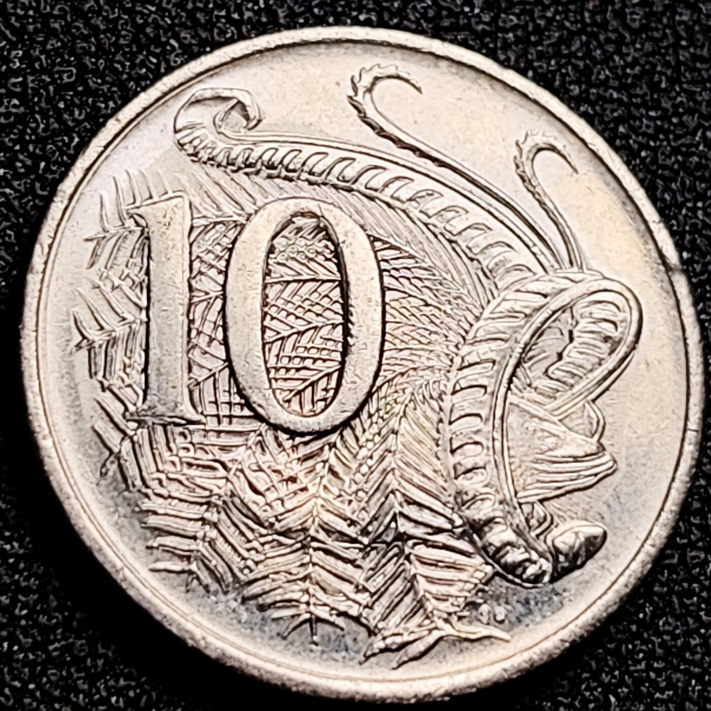 泉币菌-第165场-新年第八场 精品福利场 23.5mm澳大利亚10分 琴鸟 花冠女王 2001年