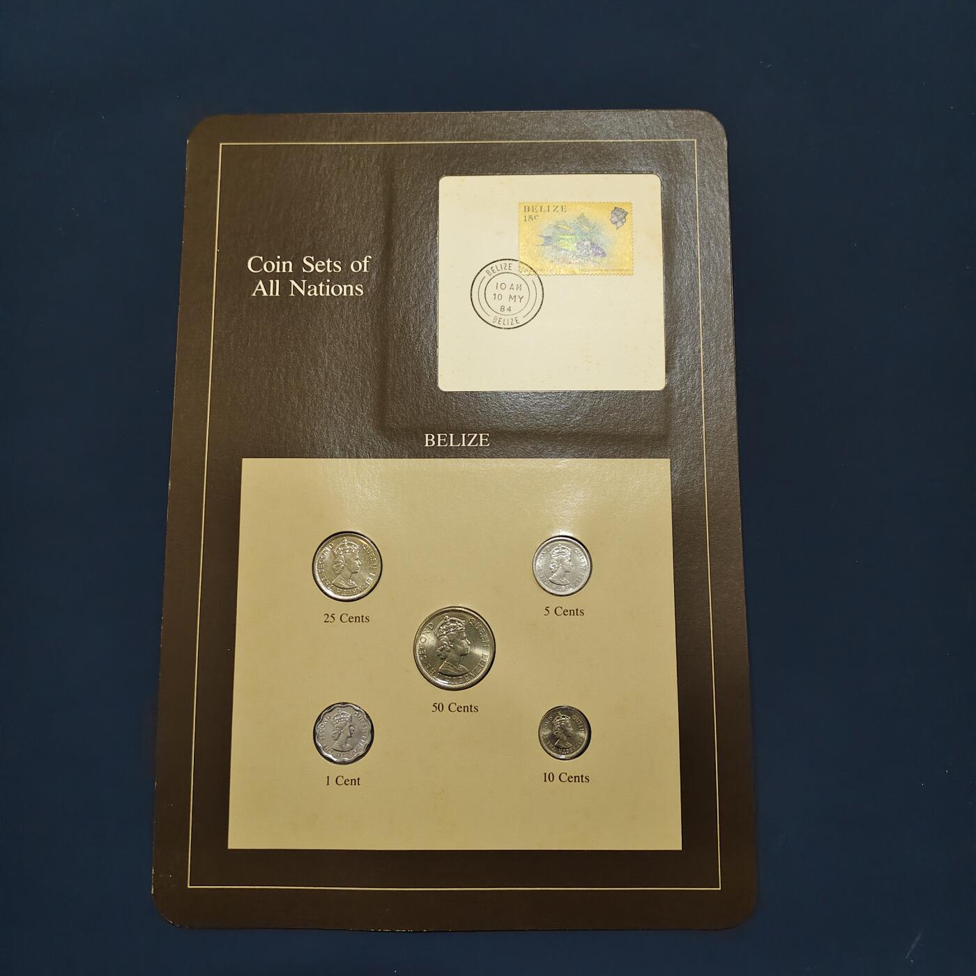 【全场包邮】纯粹捡漏拍492场【封装套币专场】-注意佣金 【富兰克林·世界各国硬币系列邮币卡】伯利兹共和国