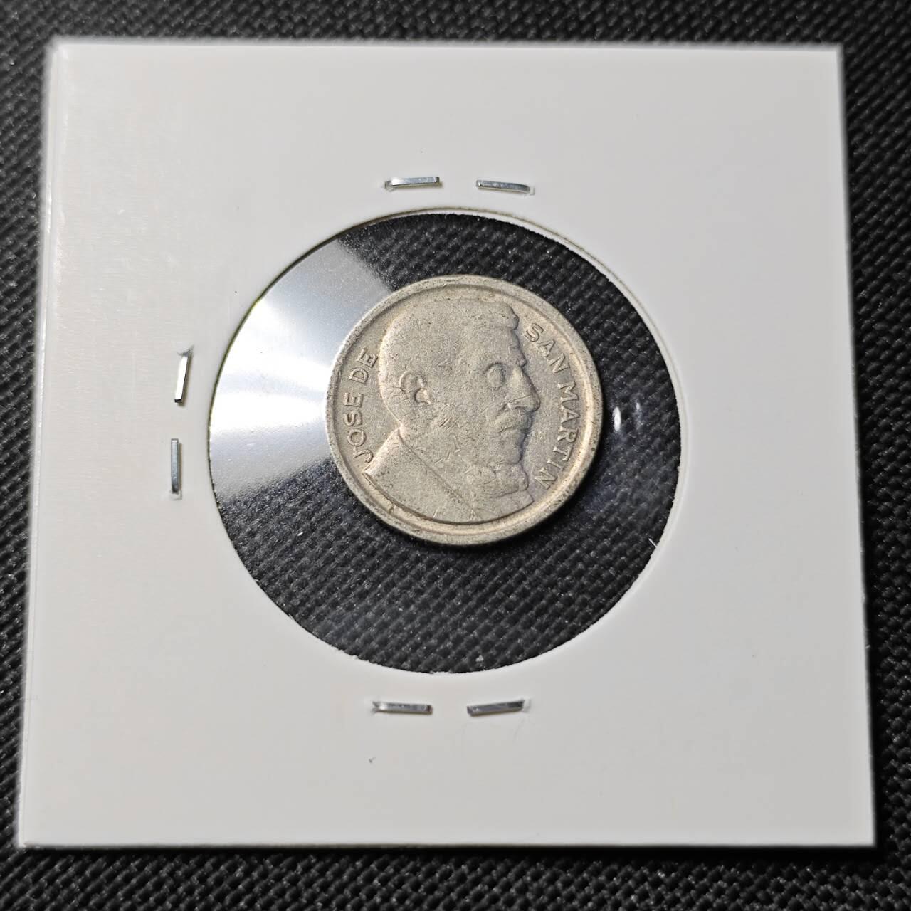 KK钱币收藏小铺  第387期  2月预留时间 周末发货  1952阿根廷5分