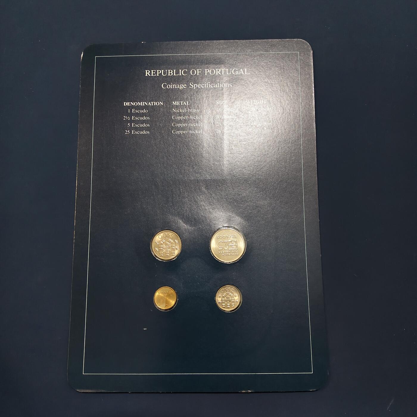 【全场包邮】纯粹捡漏拍492场【封装套币专场】-注意佣金 【富兰克林·世界各国硬币系列邮币卡】葡萄牙共和国