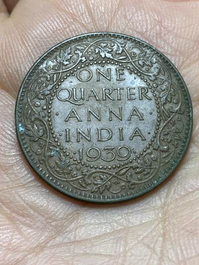 2026年第四场(总第一百七十三场）外国好品散币场(免佣金) - 好品–英属印度1939年1/4安娜