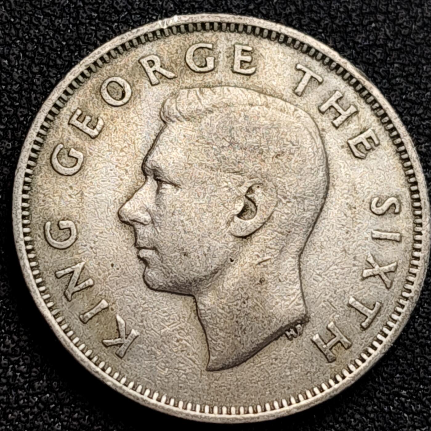 泉币菌-第164场-新年第七场 精品福利场 1948年 几维鸟 英属新西兰1福林白铜硬币 28.5毫米 铜钱纪念币