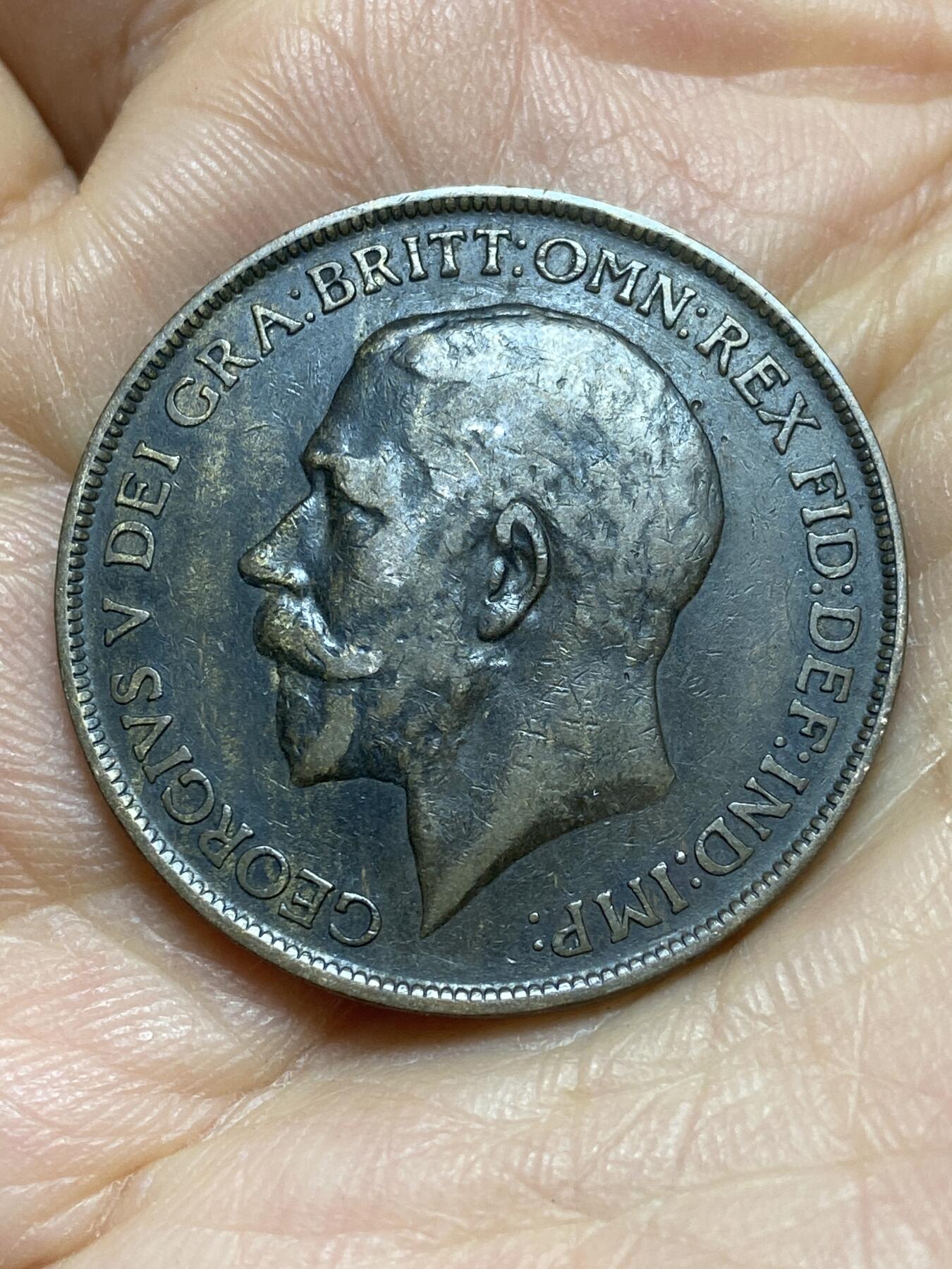 2026年第四场(总第一百七十三场）外国好品散币场(免佣金) 少见年份–英国🇬🇧1911年1便士(乔治五世加冕年，第一版首发年)