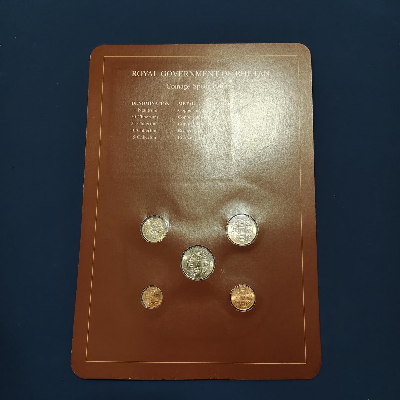 【全场包邮】纯粹捡漏拍492场【封装套币专场】-注意佣金 【富兰克林·世界各国硬币系列邮币卡】不丹王国