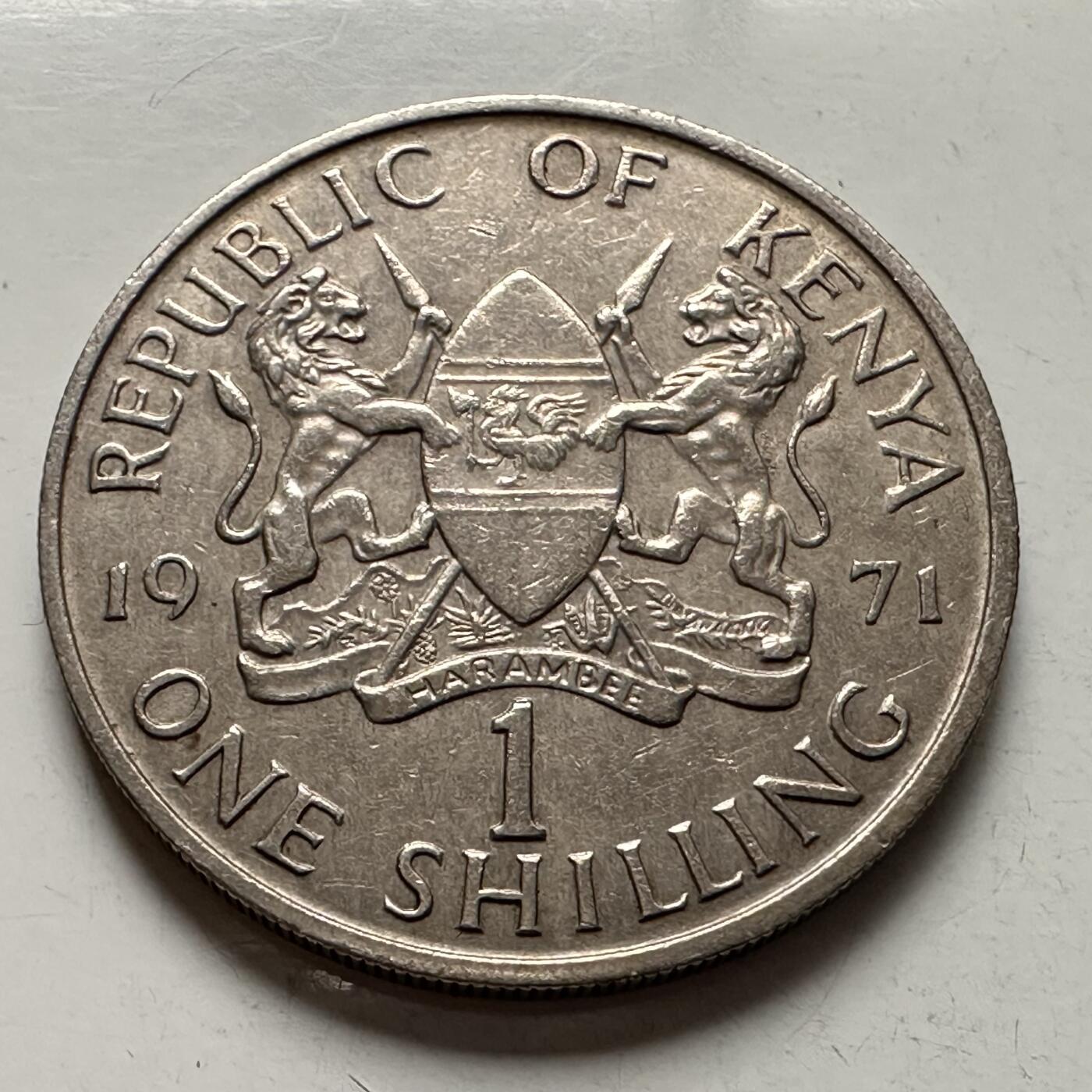 🌹外币初藏🌹🐯2026年第3场  每周二四六晚8️⃣点 接代拍 肯尼亚1971年一先令