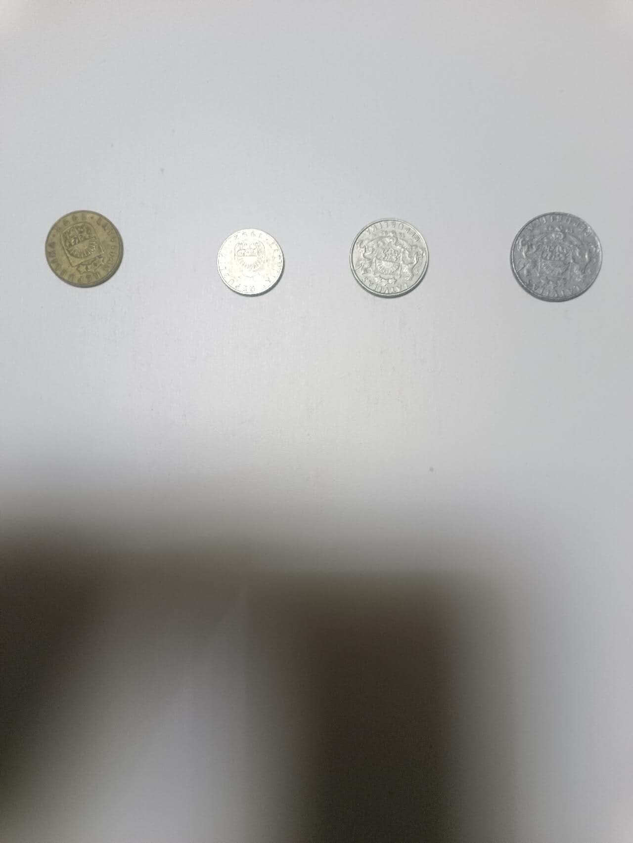 【20260108】非全新纸币和硬币第322场 拉脱维亚早期4枚硬币