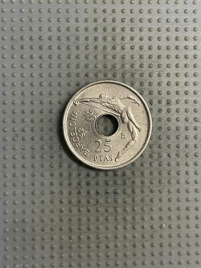 2026年第2场各国散币拍卖（总第152场） - 西班牙1990年巴塞罗那奥运会25比赛塔纪念币