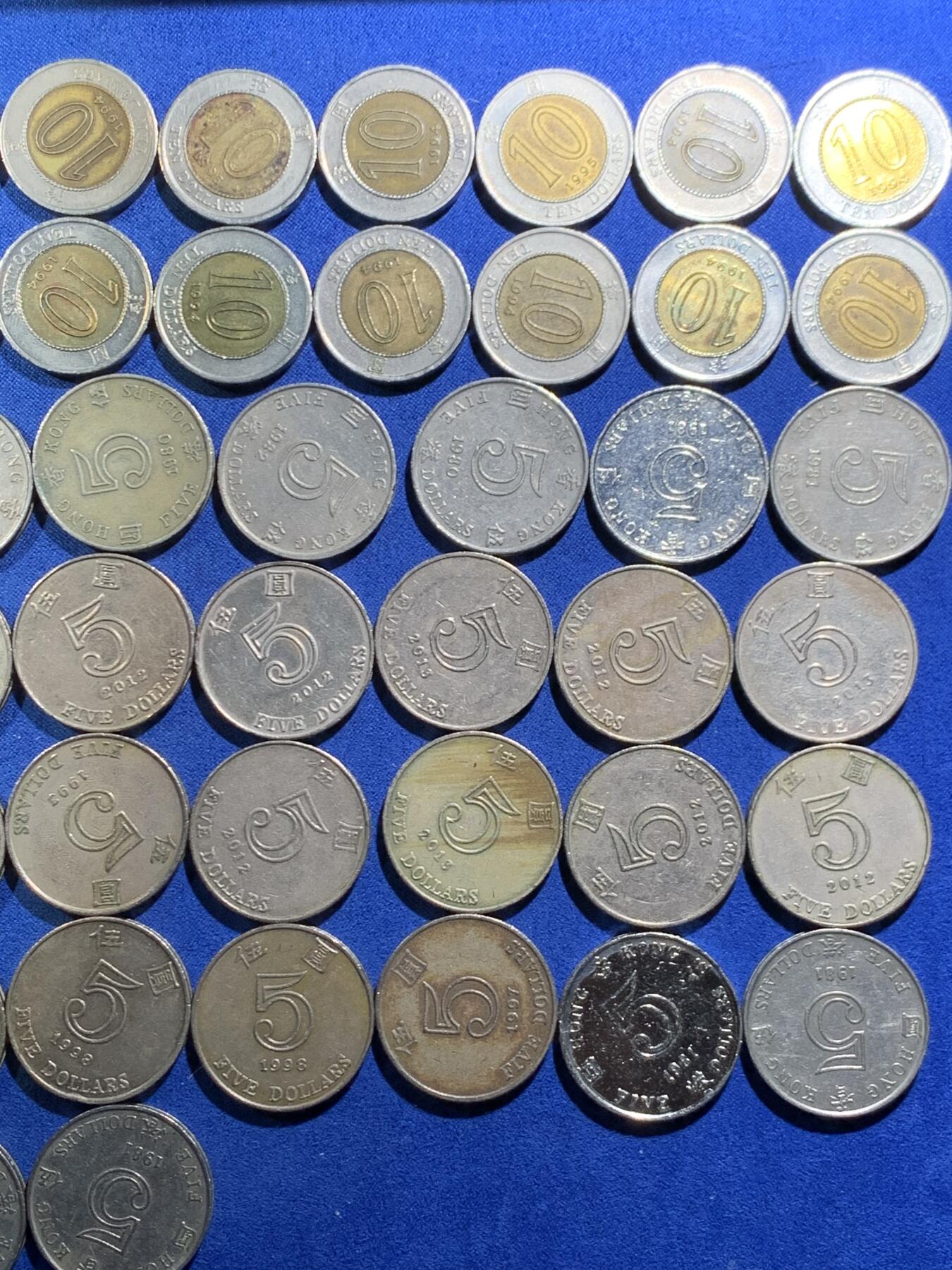 《竞宝斋》第455场 周日，周一 2场连拍 （全场包邮，欢迎送拍） 港币一组 数量品相细节见图