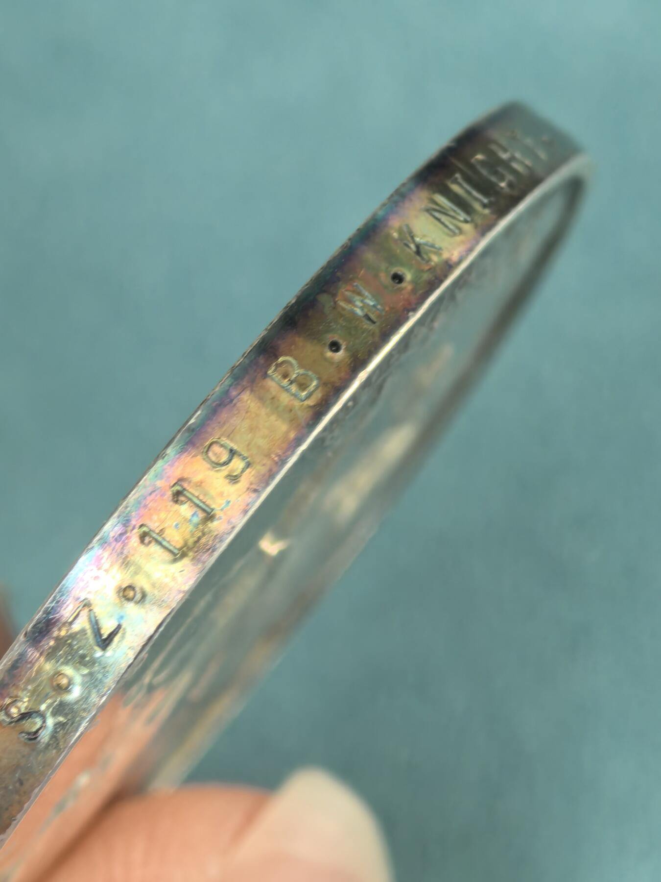 盛世勋华——号角文化勋章邮票专场拍卖第297期 英国一战战争奖章 银制 重1盎司925银 原绶带带边铭