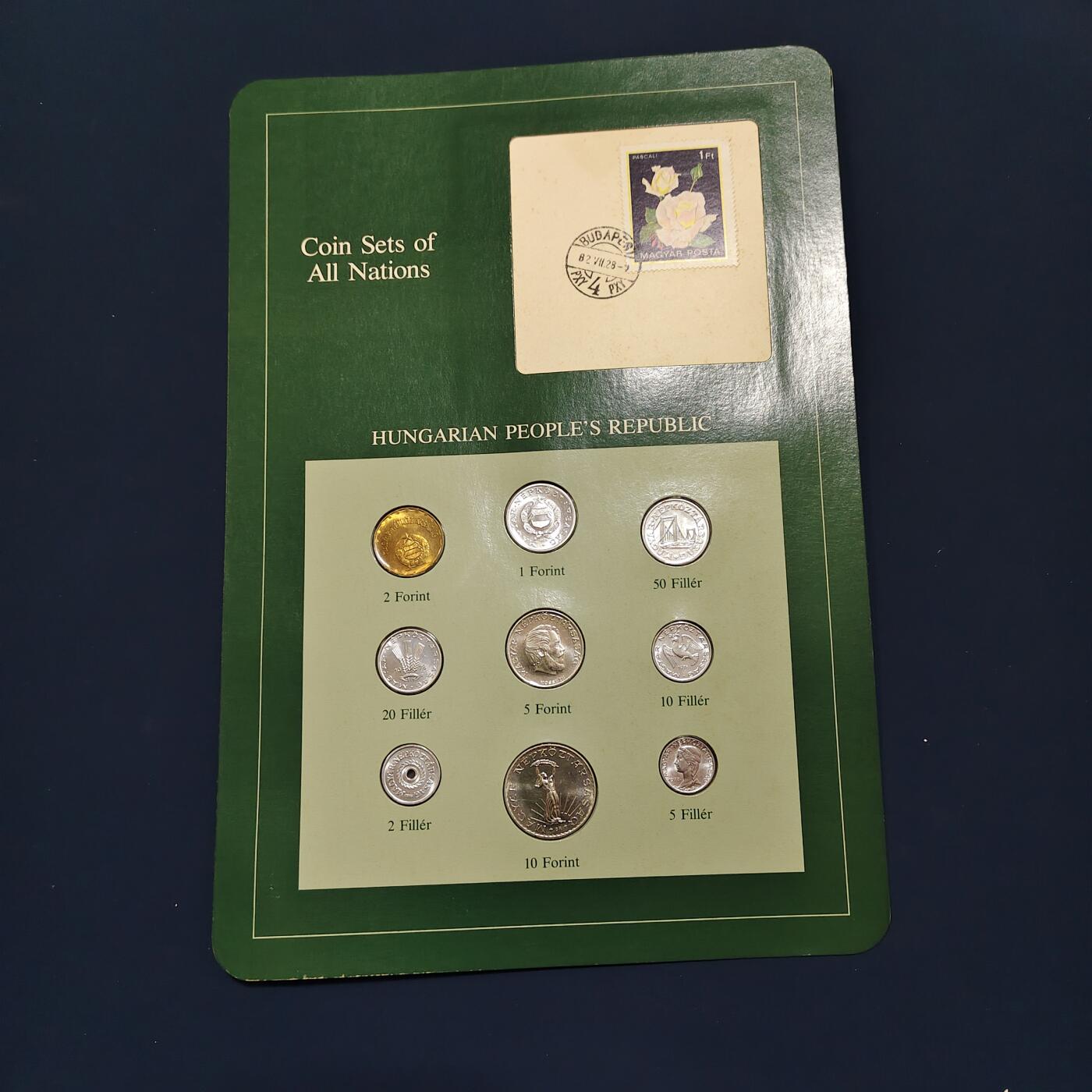 【全场包邮】纯粹捡漏拍492场【封装套币专场】-注意佣金 【富兰克林·世界各国硬币系列邮币卡】匈牙利共和国