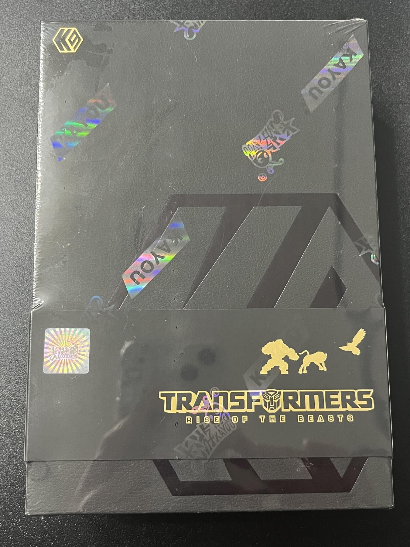 跨世纪的玩卡者们第7期 卡游K9孩之宝授权变形金刚电影典藏卡+卡砖原盒未拆封TF001