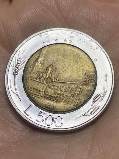 2026年第四场(总第一百七十三场）外国好品散币场(免佣金) - 意大利🇮🇹1989年500里拉