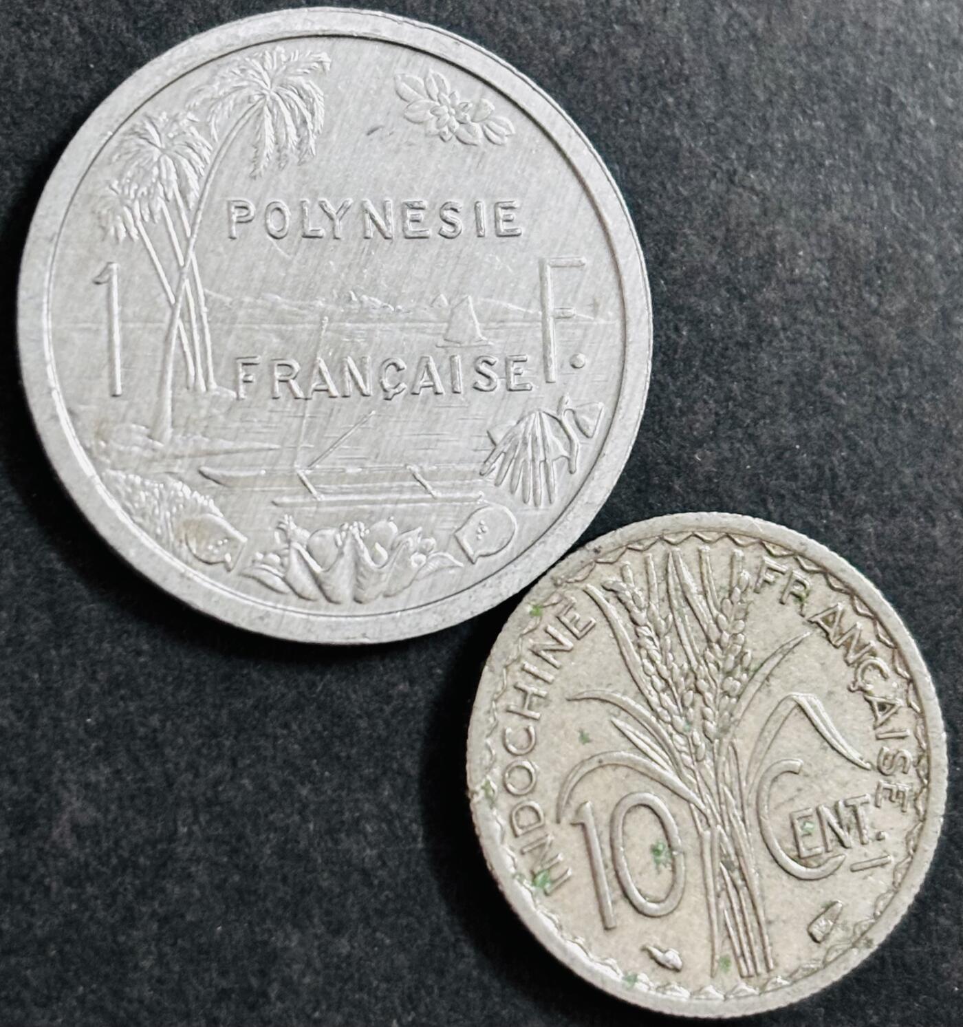 文馨钱币收藏 2026新年第二场（第 288 场）【长期接代拍品】 好品法属两枚