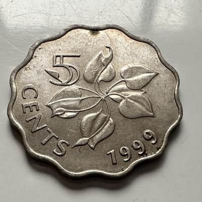 🌹外币初藏🌹🐯2026年第3场  每周二四六晚8️⃣点 接代拍 - 斯威士兰1999年五分