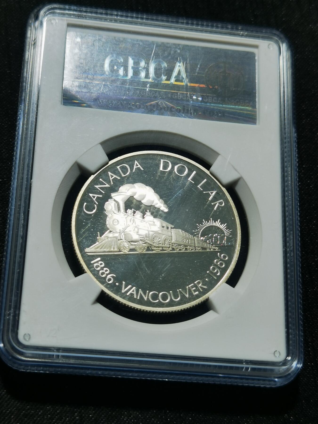 天下钱庄专场欢迎参拍 精制版加拿大1加元银币