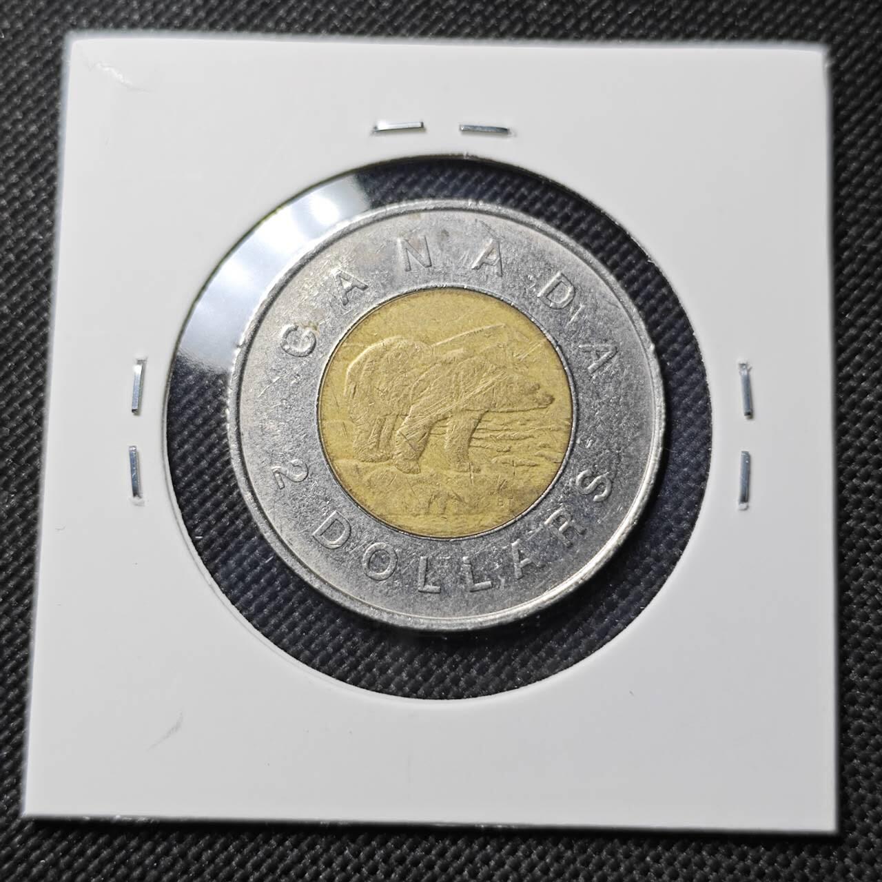 KK钱币收藏小铺  第386期  2月预留时间 周末发货  加拿大2元