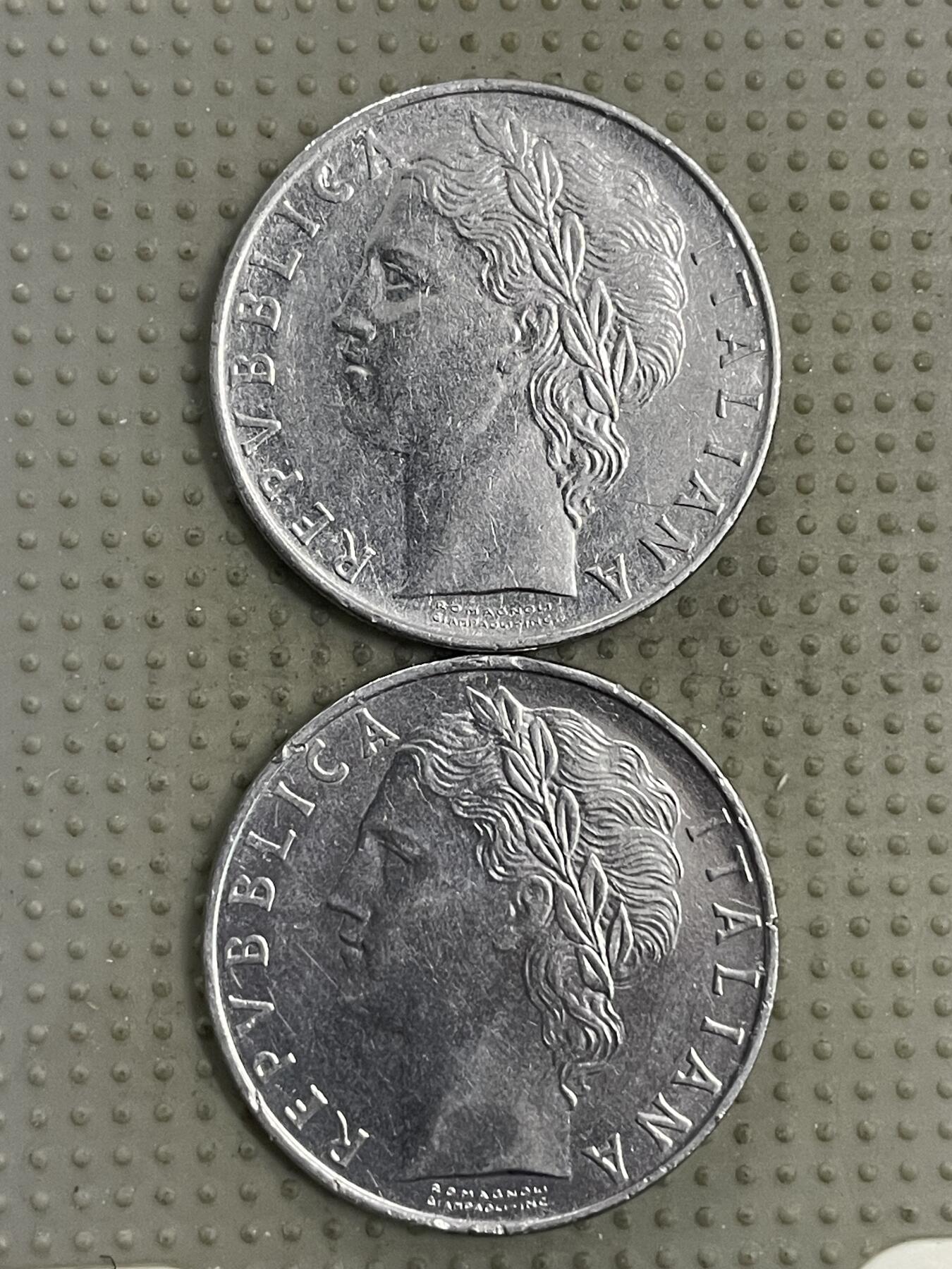 2026年第2场各国散币拍卖（总第152场） 意大利1974年100里拉2枚