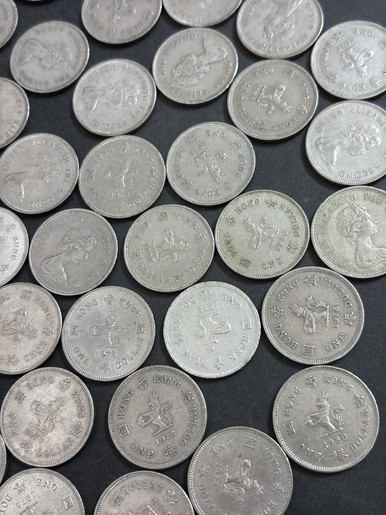 文馨钱币收藏 2026新年第二场（第 288 场）【长期接代拍品】 好品英属香港一元 38 枚