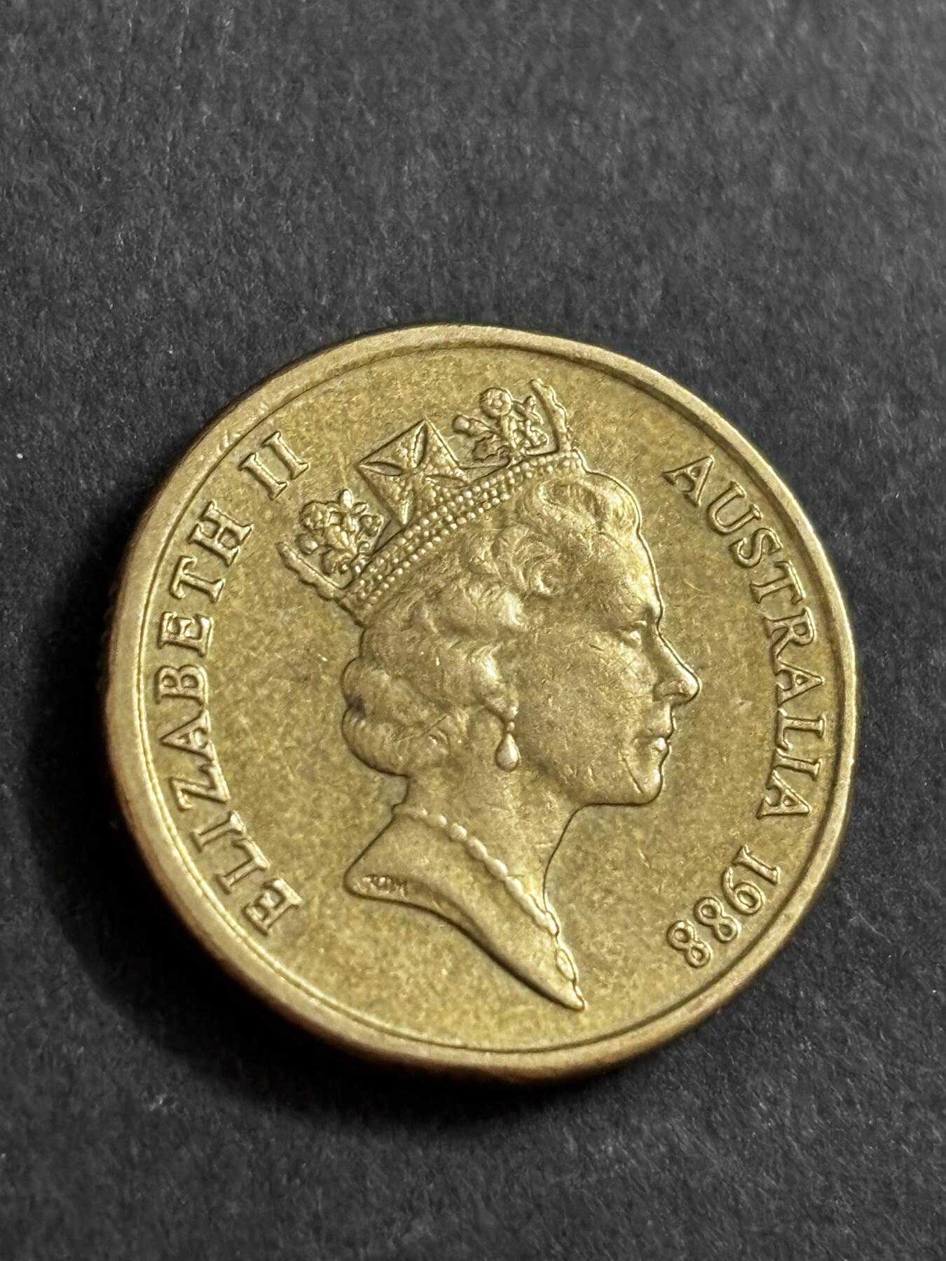 文馨钱币收藏 2026新年第二场（第 288 场）【长期接代拍品】 好品 1988 年澳大利亚两元