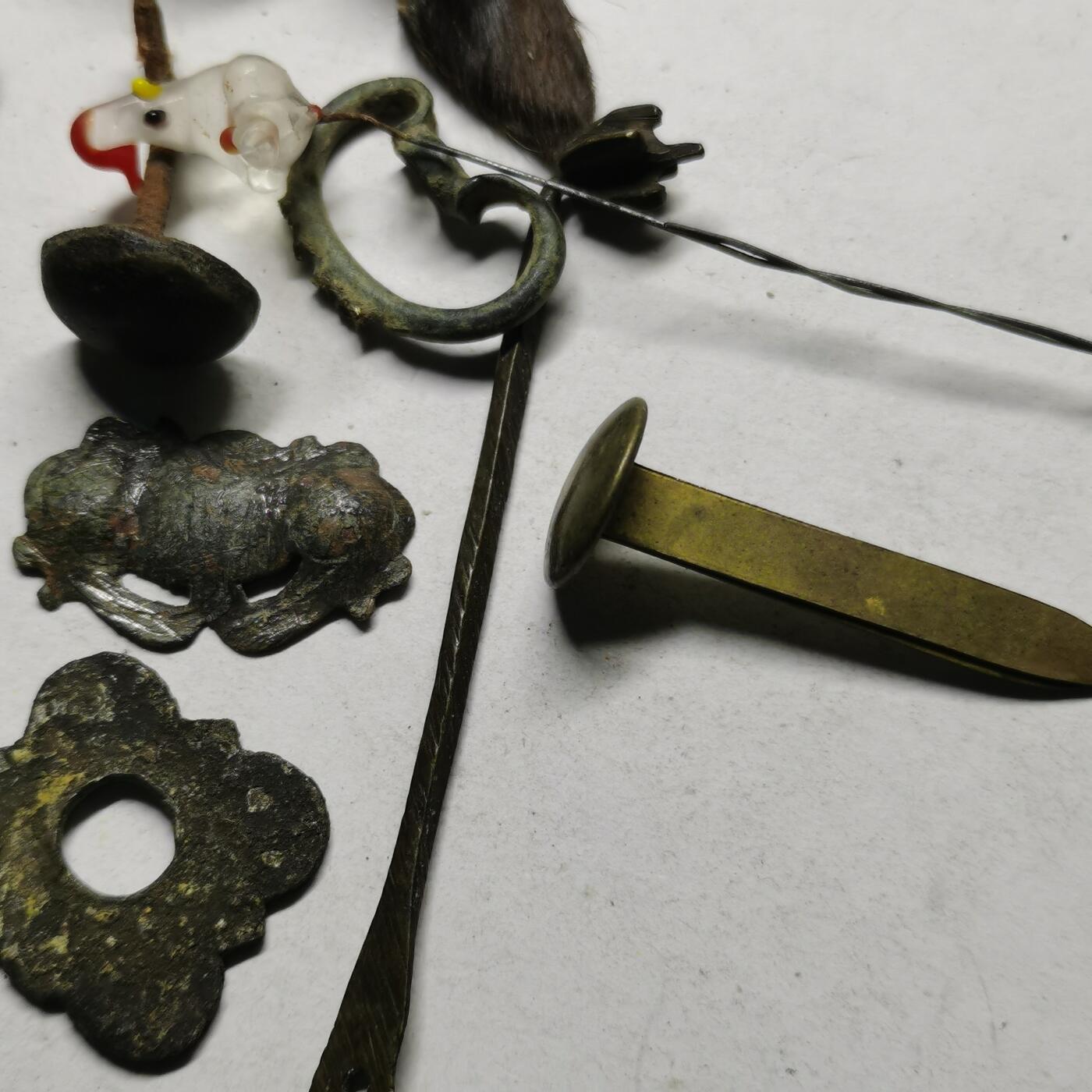 杂件专场93期 明清铜杂件