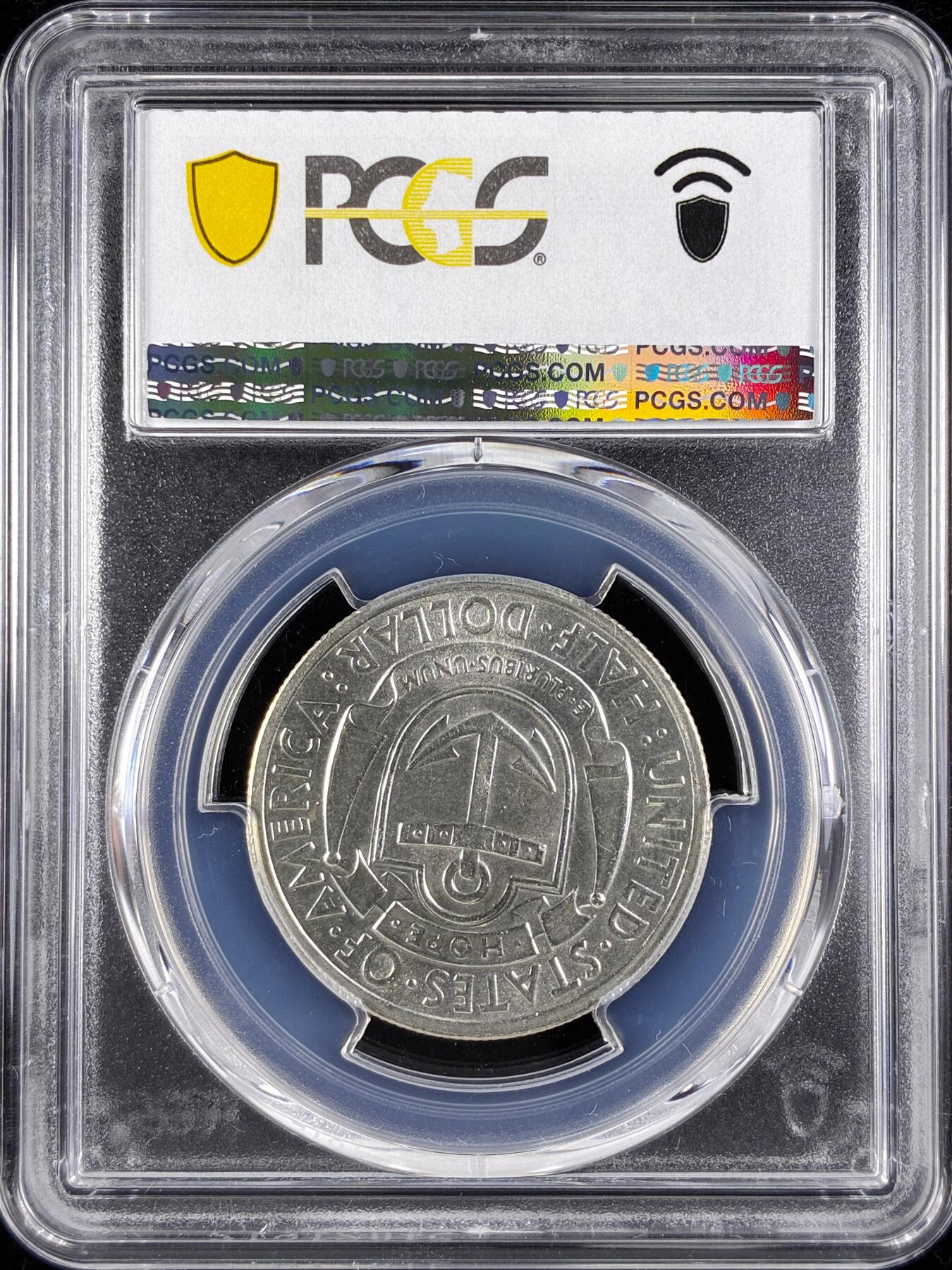 【雨安】【直播拍卖】【第0123期-评级币章】2026-01-10 周六 19:30 [评级美洲] USA 美国 纪念币 50美分 1936年 罗德岛州  PCGS-MS65