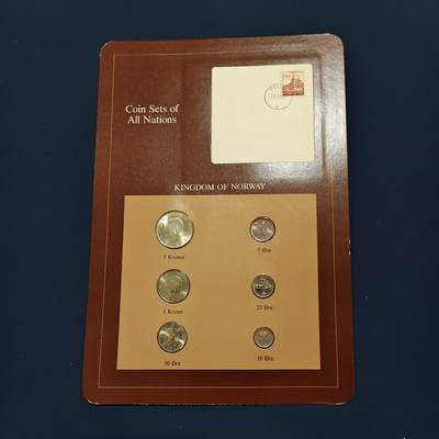 【全场包邮】纯粹捡漏拍492场【封装套币专场】-注意佣金 - 【富兰克林·世界各国硬币系列邮币卡】挪威王国