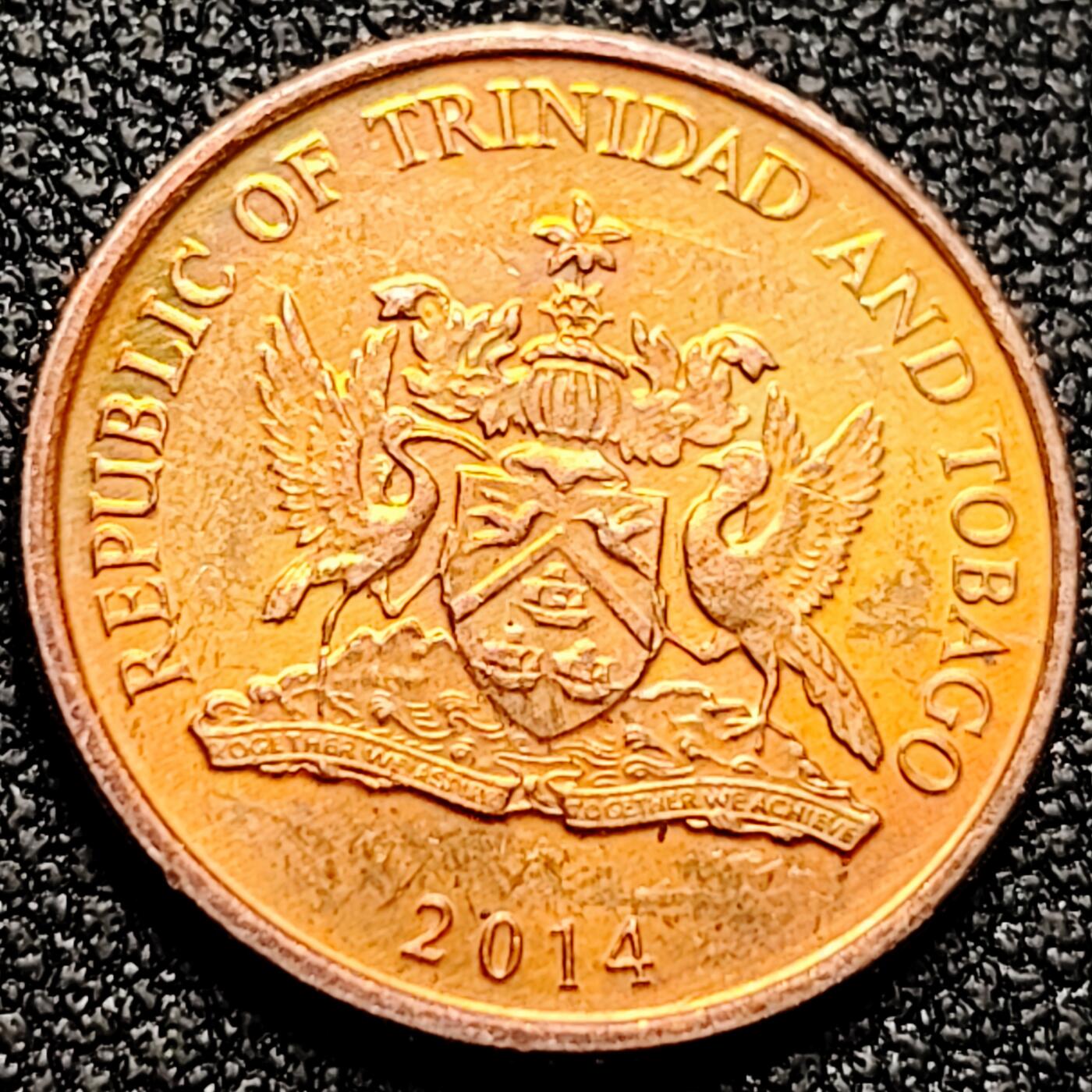 泉币菌-第164场-新年第七场 精品福利场 蜂鸟 特立尼达和多巴哥1分青铜硬币 17.8毫米 1.95克 纪念币铜钱