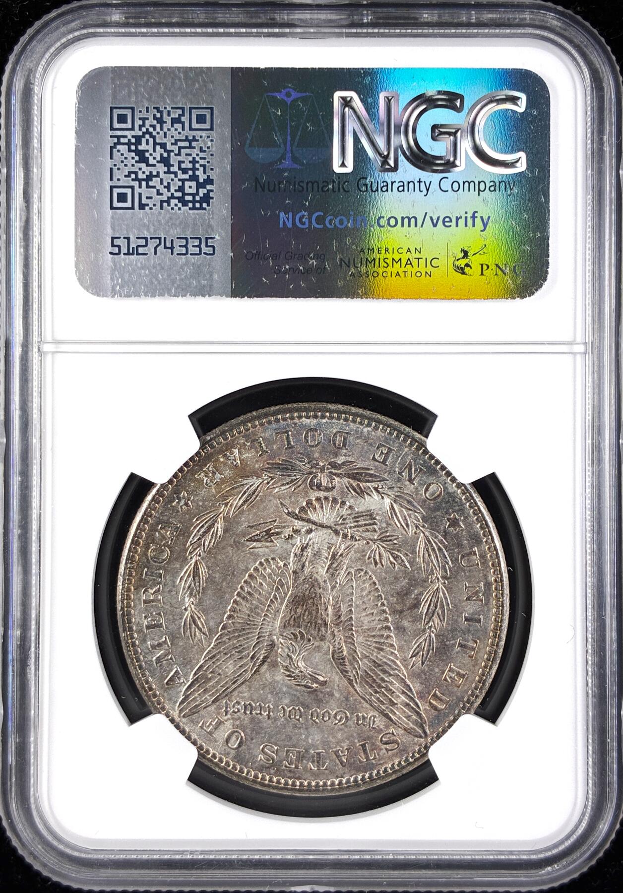 【雨安】【直播拍卖】【第0123期-评级币章】2026-01-10 周六 19:30 [评级美洲] USA 美国 1美元 (1878-1921) 摩根 1898年  NGC-MS63