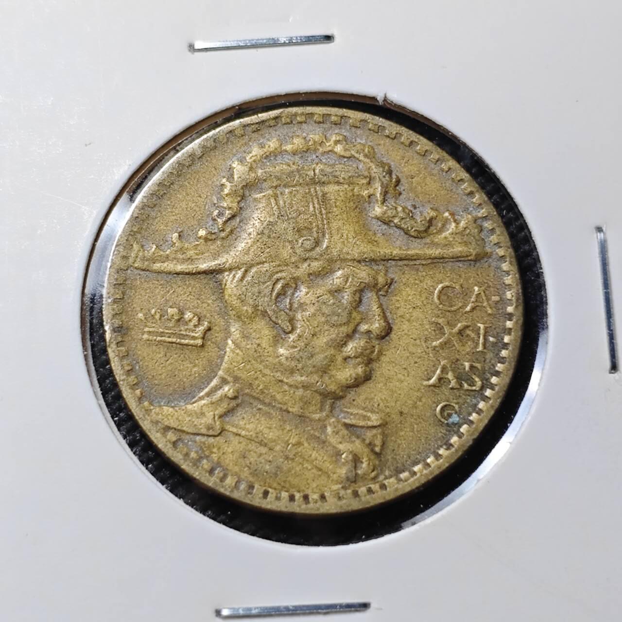 KK钱币收藏小铺  第386期  2月预留时间 周末发货  1938巴西1000瑞斯铜币