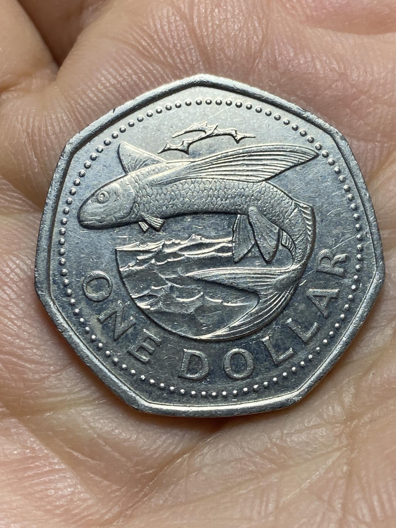 2026年第四场(总第一百七十三场）外国好品散币场(免佣金) 巴巴多斯🇧🇧2000年1元(第二版，铜镍材质无磁版)