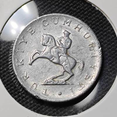 KK钱币收藏小铺  第386期  2月预留时间 周末发货 -  土耳其5里拉