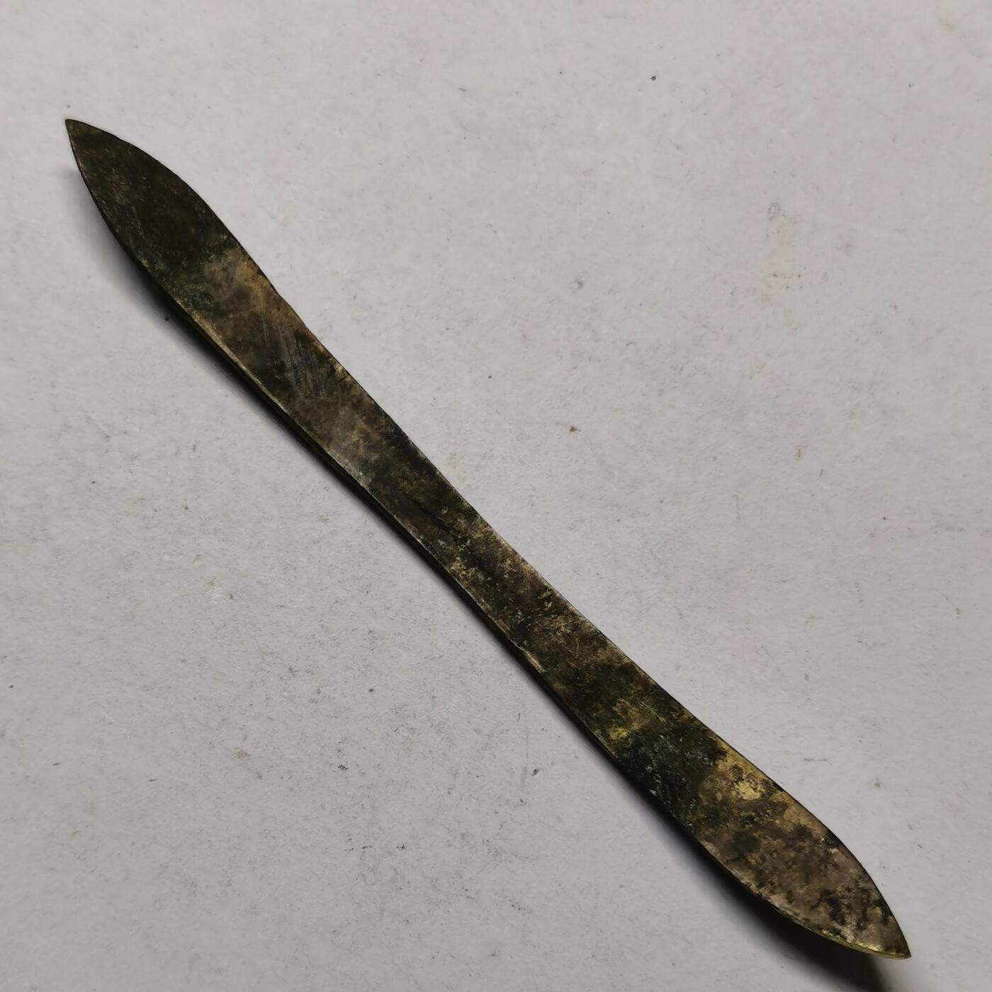 杂件专场93期 清代鎏金发簪，花纹精美