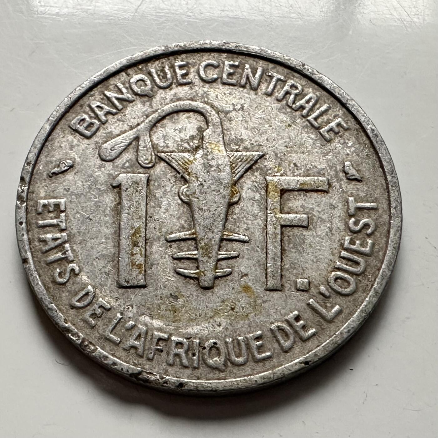 🌹外币初藏🌹🐯2026年第3场  每周二四六晚8️⃣点 接代拍 西非共同体1961年一法郎